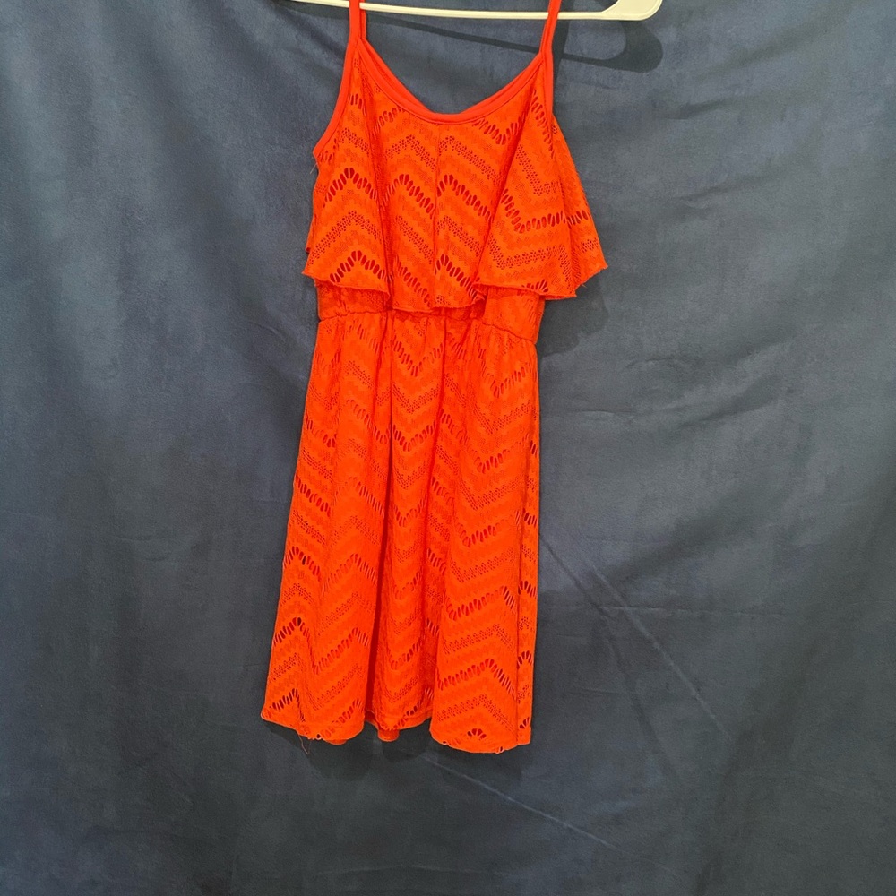 Orange dress